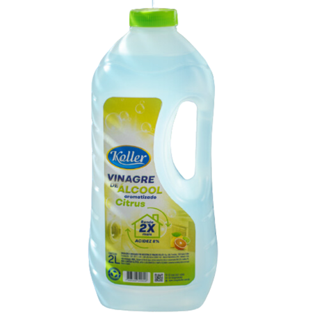 Vinagre koller 2l de alcool citrus -acidez 8%-