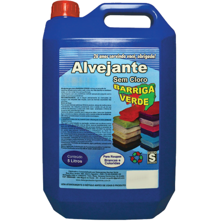Alvejante barriga verde sem cloro 5l