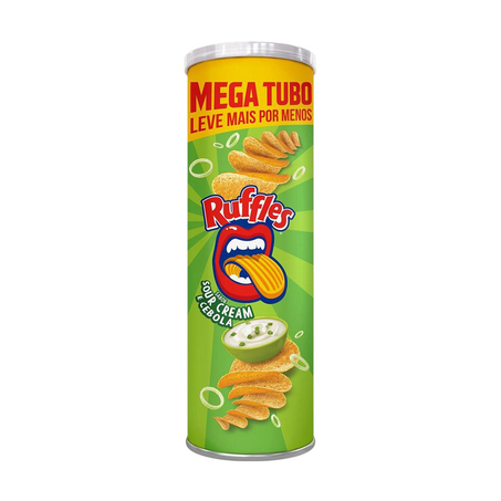 Batata Ruffles 134g - Tubo - Sour Cream - Cebola