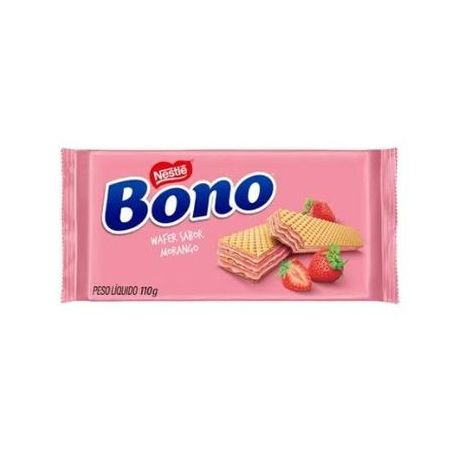 Wafer nestle bono morango 110g