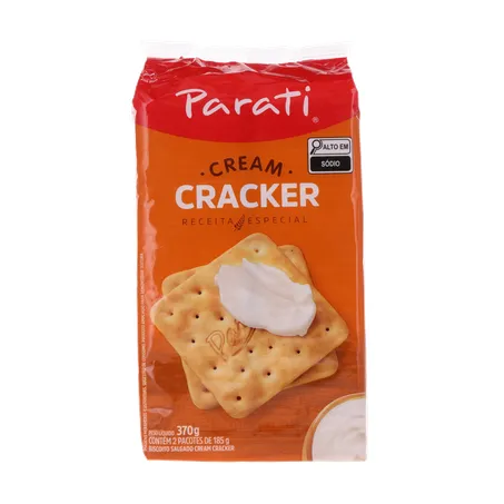 BISCOITO PARATI CREAM CRACKER 370G 360-0