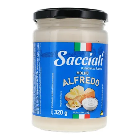 MOLHO PRONTO SACCIALI ALFREDO VIDRO 320G 360-34