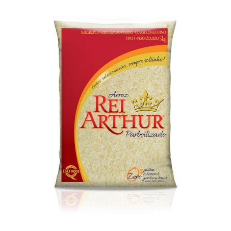 Arroz Rei Arthur Parboilizado 5kg