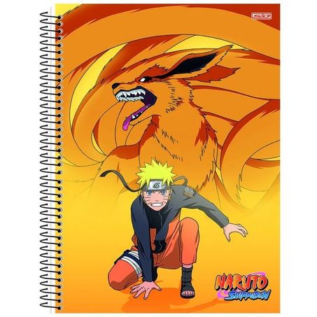 Caderno animativa 10m 160f naruto