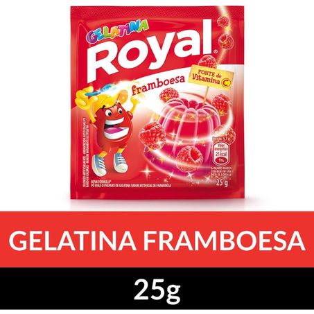 GELATINA EM PÓ ROYAL FRAMBOESA 25G