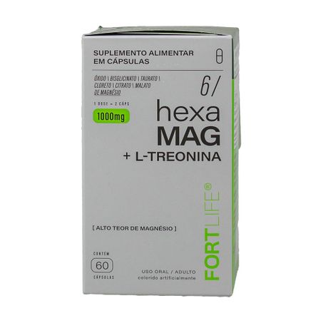 HEXA MAG + L-TREONINA 1000MG 60 CAPS 360-1