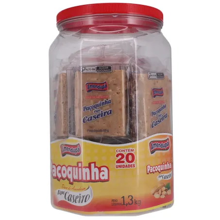 Paçoca amendupã caseiro pote 1.3kg 360-4