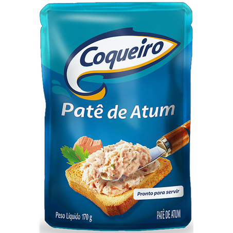 PATE ATUM TRADICIONAL COQUEIRO 170GR