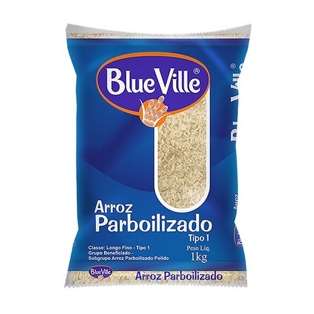 ARROZ BLUE VILLE PARBOILIZADO TP1 1KG