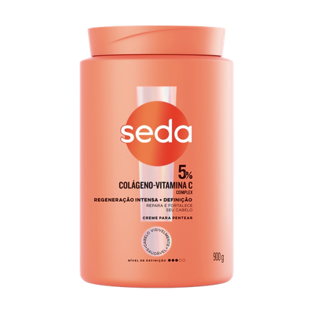 CREME PARA PENTEAR SEDA COLAGENO VITAMINA C POTE 900G