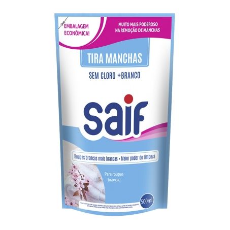 Alvejante Líquido Saif Poder O2 Sem Cloro Embalagem 500ML