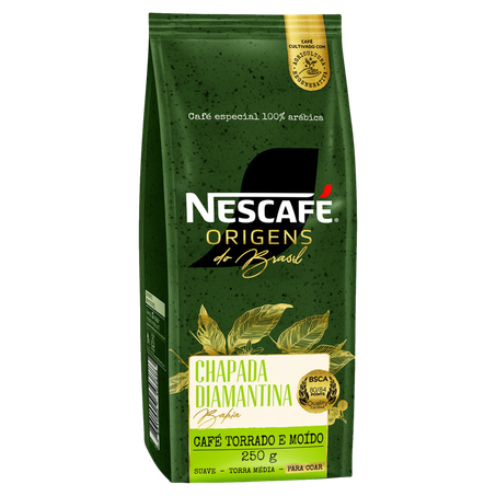 Café Especial 100 Arábica Nescafé Origens do Brasil Chapada de Diamantina 250G