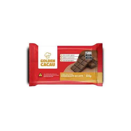 Chocolate golden cacau ao leite 500g