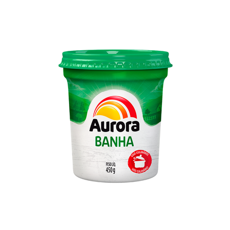 Banha aurora pote 450g