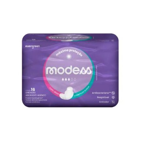 ABSORVENTE MODESS C/16 C/ ABAS SUAVES