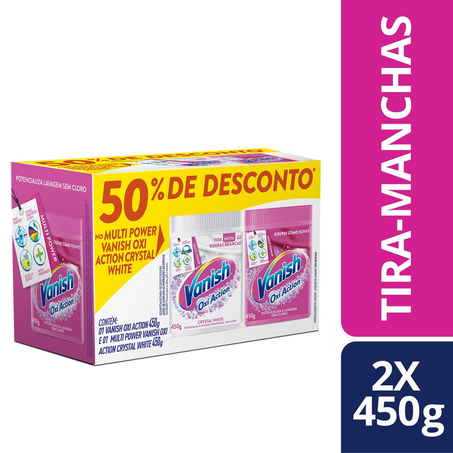 Kit Tira Man Vanish White Desconto 50 450G
