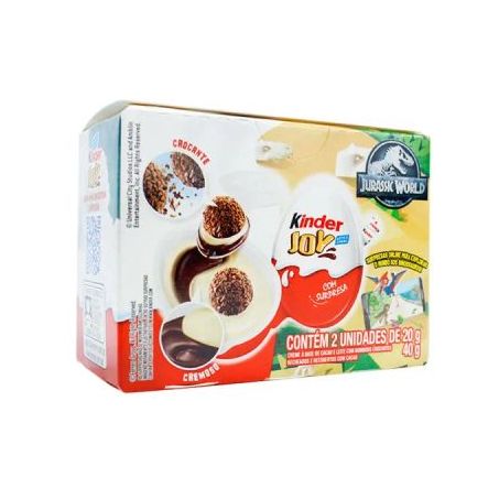 Pack Chocolate Creme de Cacau Kinder Joy Caixa com 2un - 40gr