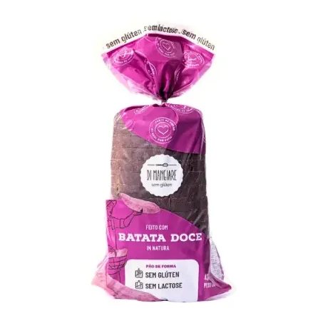 PÃO BATATA DOCE S/GLUTEN S/LACTOSE 420G - DI MANGI