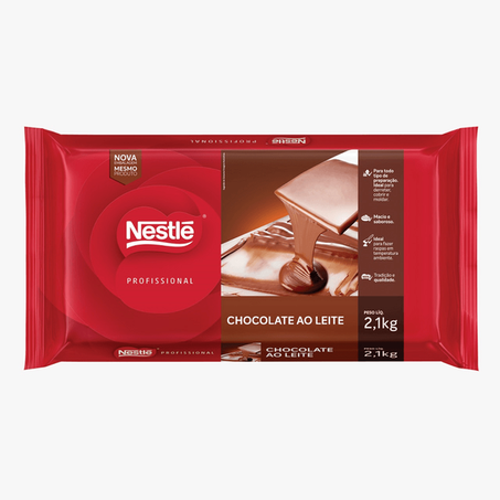 Cobertura de chocolate nestle ao leite 2.1kg