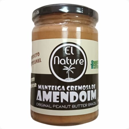 MANTEIGA CREMOSA DE AMENDOIM 340G - EL NATURE