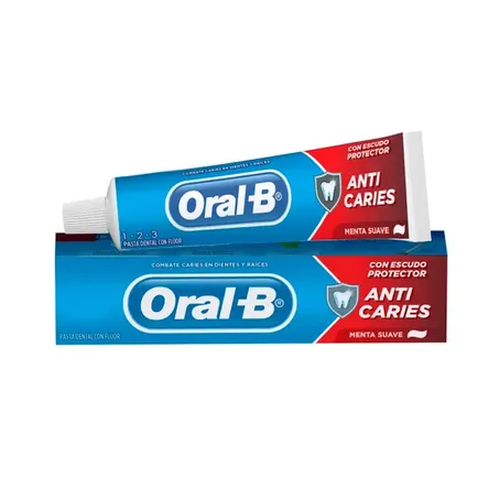 CREME DENTAL ORAL B ANTI CARIES MENTA SUAVE 70G