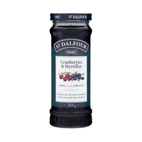 Geleia st dalfour cranberry c/mirti 284g
