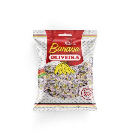 Bala banana oliveira 500g