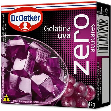 Gelat oetker 12g zero uva