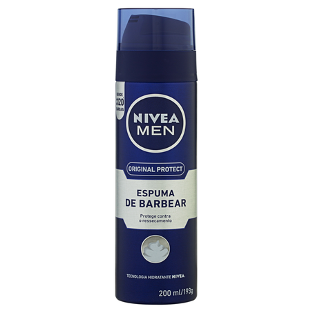 ESPUMA BARBEAR NIVEA ORIGINAL PROTECT 193G