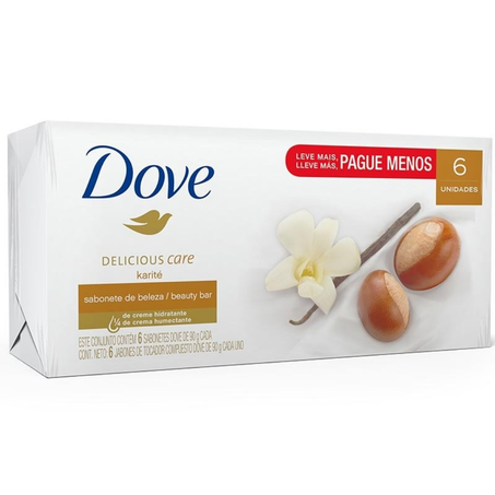 Sabonete barra dove pcc/06x90g karite