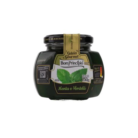 GELEIA BOM PRINCIPIO GOURMET MENTA E HORTELA 250G  360-59