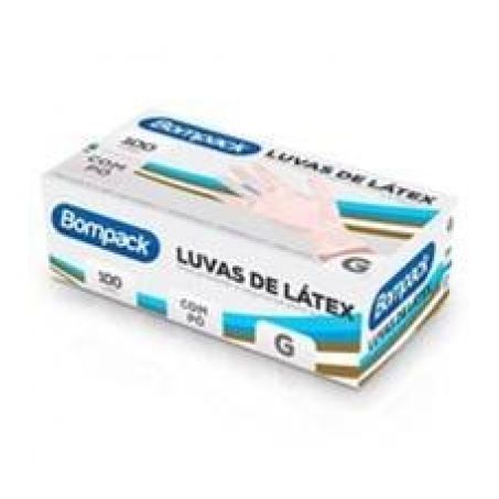 LUVAS MULTIUSO LATEX M BOMPACK C/100