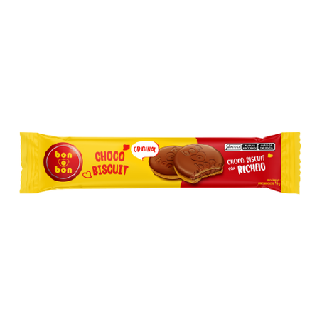 Biscoito Choco Biscuit Bon o Bon Original 95g