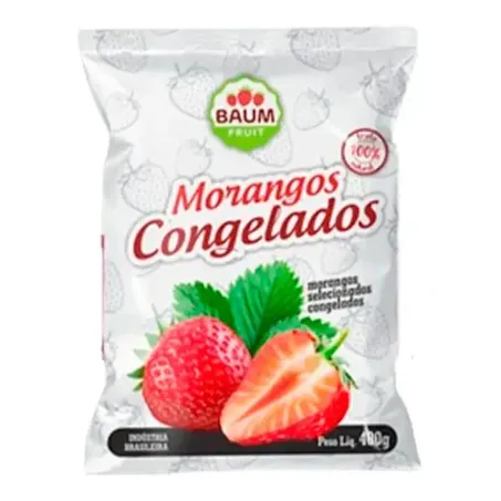 Fruta Baum Fruit 100g Congelada Morango