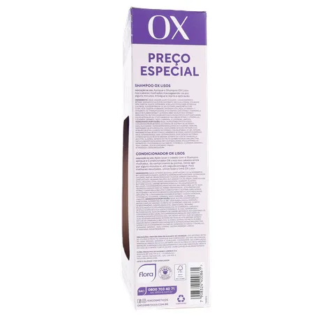 Kit shampoo ox 375ml+cond170ml lisos 360-8