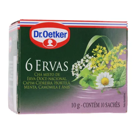 Cha Dr Oetker 6 Ervas C/10 Sachês 360-35