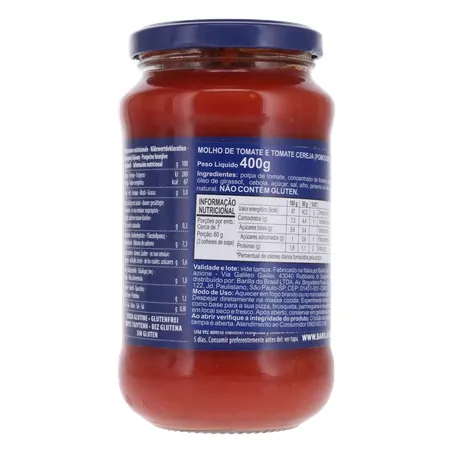 MOLHO TOMATE BARILLA POMODORO E DATTERINI 400G 360-15