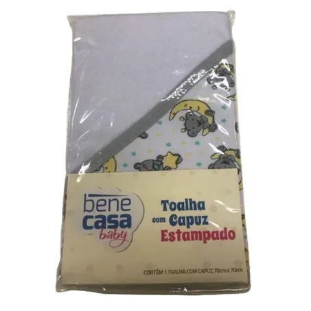 TOALHA BANHO BENE CASA 70X70M CAPUZ URSINHO