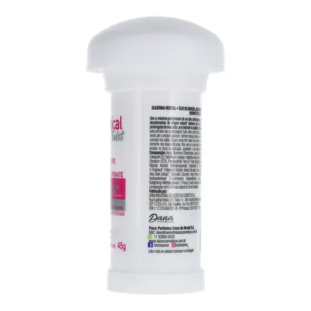 DESODORANTE EM CREME HERBÍSSIMO TWIST CLINICAL ROSA PROTEÇÃO INTENSA STICK 45G 360-10