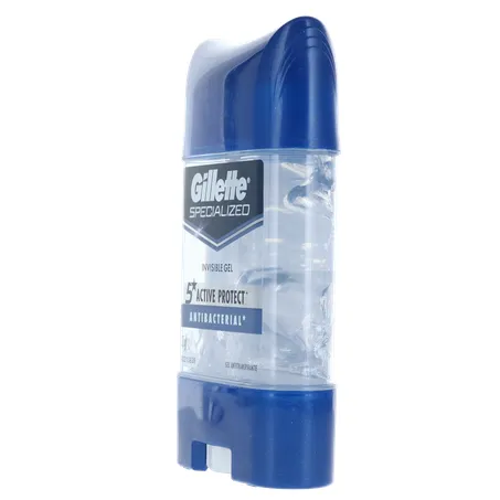 Desodorante Gel Gillete 82g Clear Antibacteriano 360-7