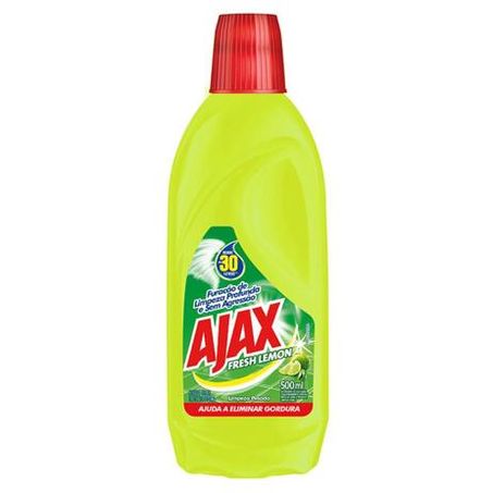 Desinfetante ajax fresh lemon limpesa pesada 500ml