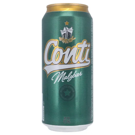Cerveja conti malzbier latao 473ml