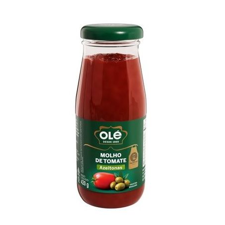 Molho de Tomate  Azeitona Olé Masterchef  Garrafa 420g