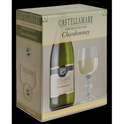 Vinho branco chardonnay castellamare 3l