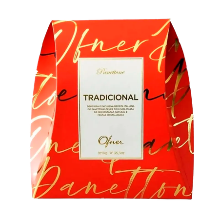 Panettone Ofner Tradicional Com Frutas Cristalizadas 1kg
