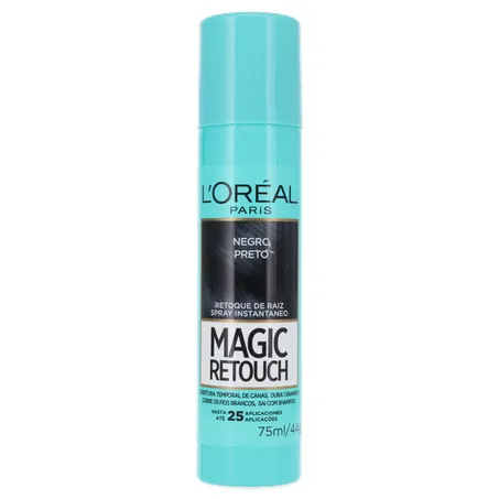 Tinta de Cabelo Spray L'Oréal Paris Magic Retouch Preto 360-0