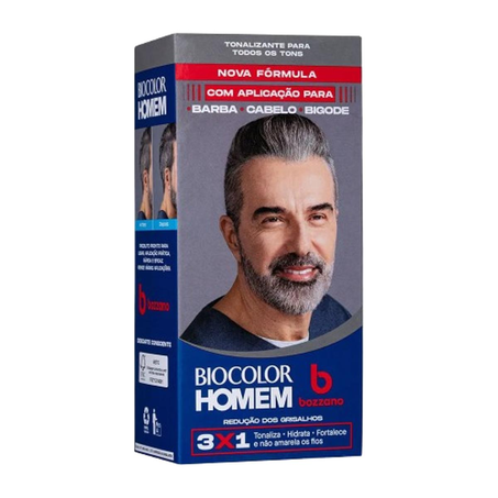 Tintura Bozzano Homem - Redução de Grisalhos