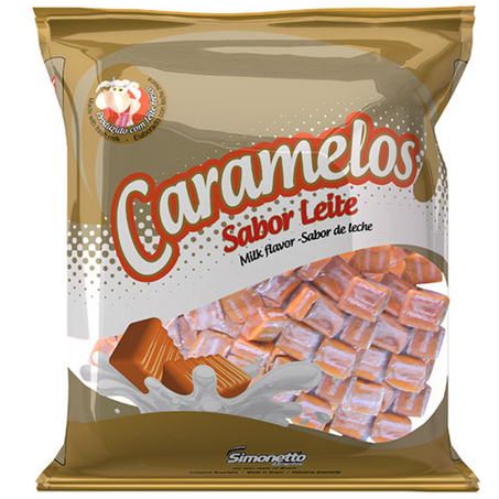 Bala simonetto 300g caramelo leite
