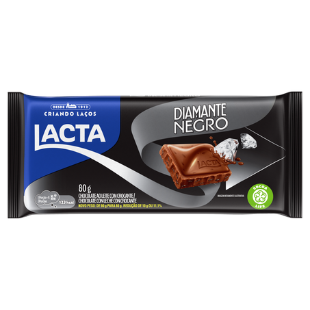 Chocolate lacta diamante negro 80g