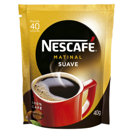 Cafe nescafe sache 40g matinal suave promo 10%gratis